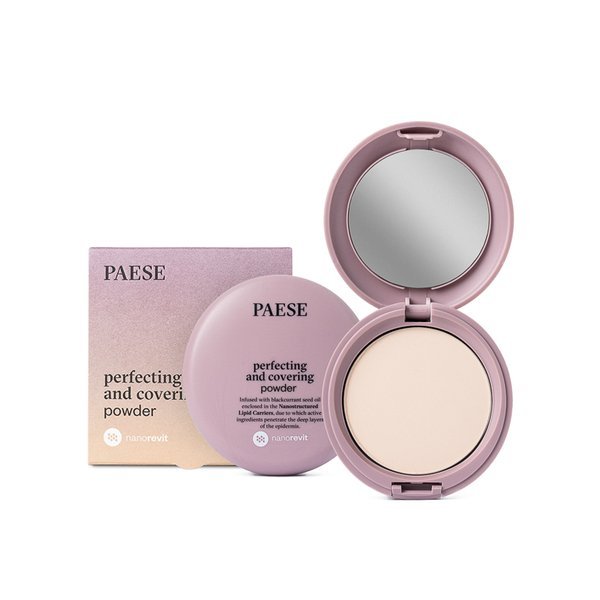 PAESE NANOREVIT PERFECTING & COVERING POWDER PUDER UPIĘKSZAJĄCO-KRYJĄCY