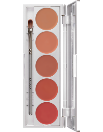 KRYOLAN LIP ROUGE SET 5 COLORS NUDE PALETA 5 POMADEK DO UST