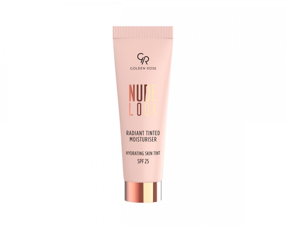 GOLDEN ROSE RADIANT TINTED MOISTURISER-NUDE LOOK KOLORYZUJĄCY KREM DO TWARZY Z EFEKTEM ROZŚWIETLENIA 