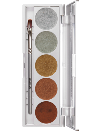 KRYOLAN METALLIQUE 5 COLORS LUXURY 1 PALETA 5 METALICZNYCH CIENI