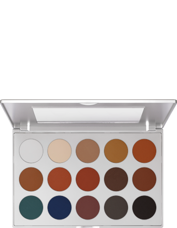 KRYOLAN EYE SHADOW PALETTE 15 COLORS TN1 PALETA 15 CIENI DO POWIEK