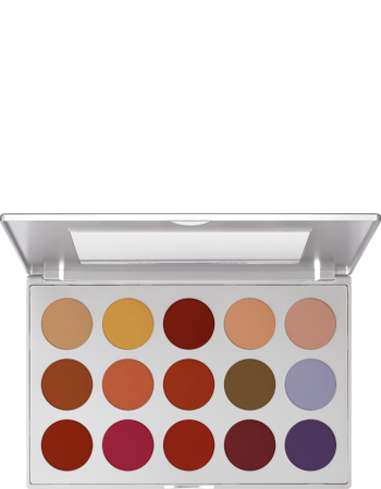 KRYOLAN EYE SHADOW PALETTE 15 COLORS TN2 PALETA 15 CIENI DO POWIEK