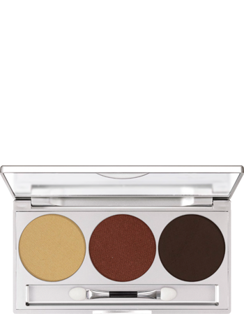 KRYOLAN EYE SHADOW TRIO SET SMOKEY COLLECTION SMOKEY BROWN PALETA 3 CIENI DO POWIEK