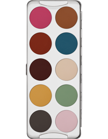 KRYOLAN EYE SHADOW PALETTE 10 COLORS CLASSIC PALETA 10 CIENI DO POWIEK