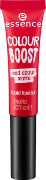 ESSENCE COLOUR BOOST MAD ABOUT MATTE LIQUID LIPSTICK POMADKA W PŁYNIE