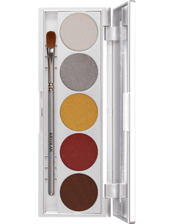 KRYOLAN VIVA COLOR PALETTE 5 COLORS SUNRISE IRIDISCENT PALETA 5 CIENI DO POWIEK