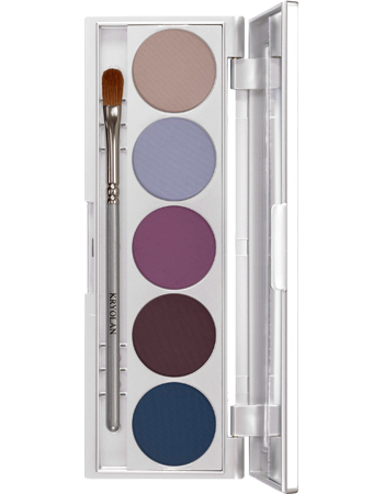 KRYOLAN VIVA COLOR PALETTE 5 COLORS MIDNIGHT MATT PALETA 5 CIENI DO POWIEK