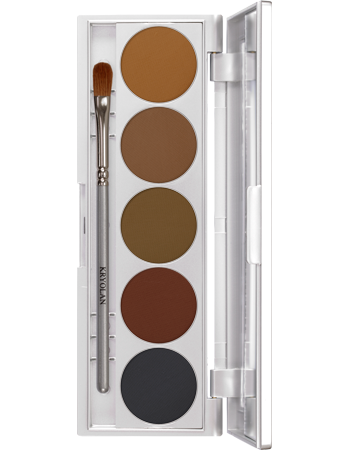 KRYOLAN SHADES 5 COLORS CAIRO PALETA 5 CIENI DO POWIEK