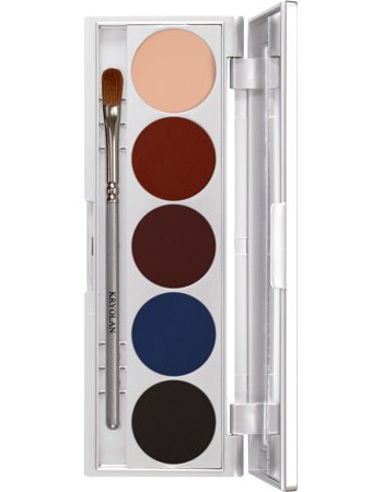 KRYOLAN SHADES 5 COLORS LONDON PALETA 5 CIENI DO POWIEK