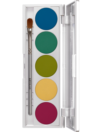 KRYOLAN SHADES 5 COLORS RIO PALETA 5 CIENI DO POWIEK