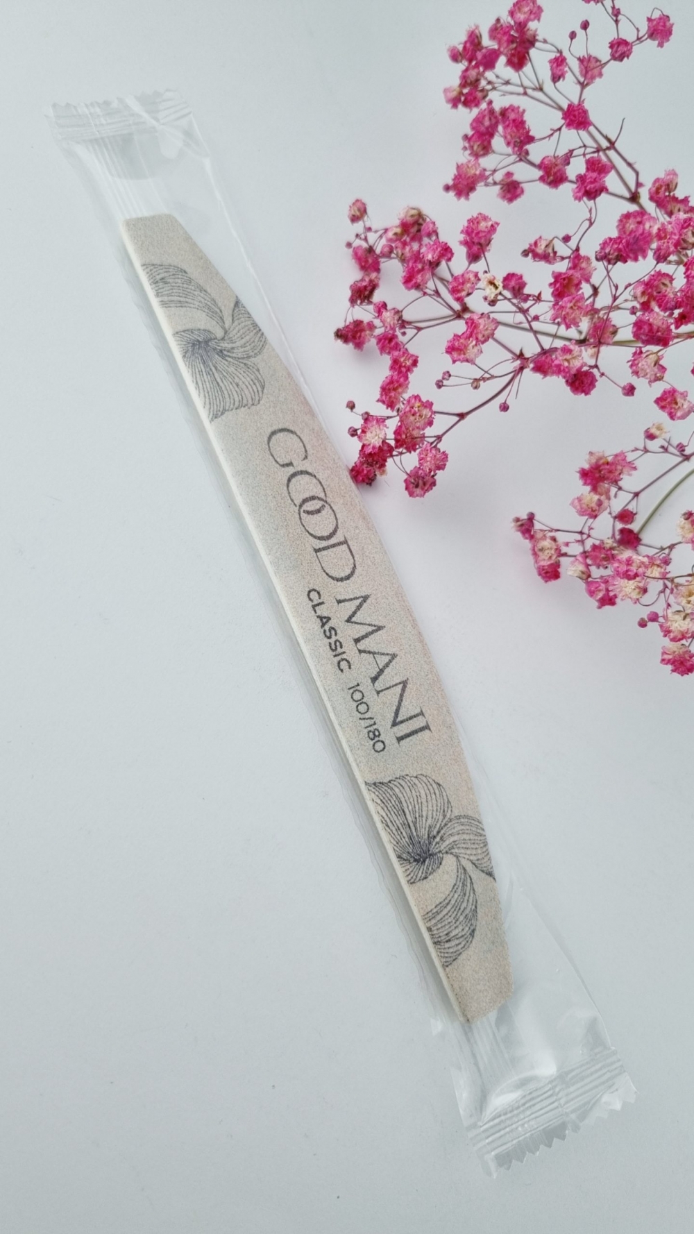 GOOD MANI STANDARD PILNIK DO PAZNOKCI  OSOBNO BEZPIECZNIE PAKOWANE 100/180 (25pcs)