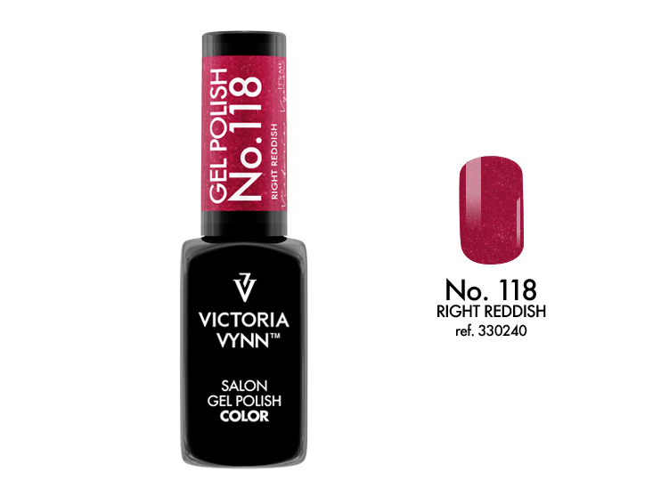  VICTORIA VYNN GEL POLISH LAKIER HYBRYDOWY 118 RIGHT REDDISH 8ML SALE