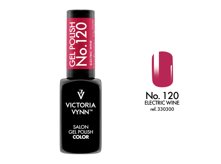  VICTORIA VYNN GEL POLISH LAKIER HYBRYDOWY 120 ELECTRIC WINE 8ML SALE