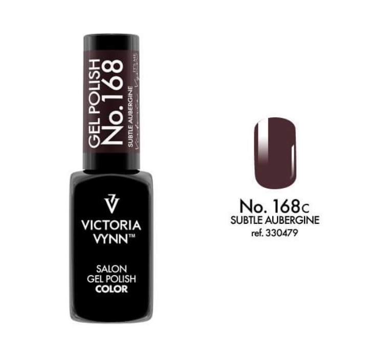  VICTORIA VYNN GEL POLISH LAKIER HYBRYDOWY 168 SUBTLE AUBERGINE 8ML SALE