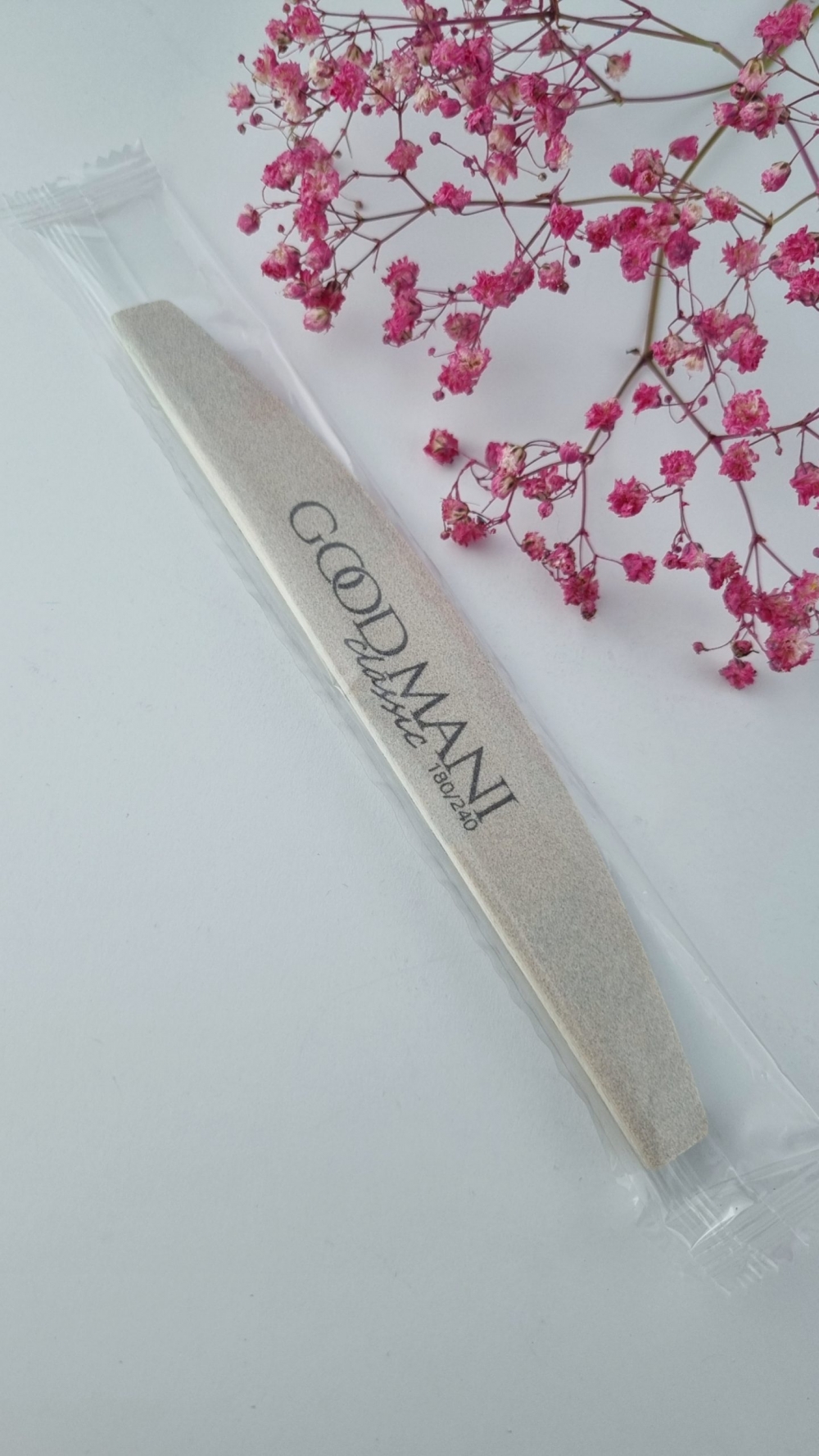 GOOD MANI STANDARD PILNIK DO PAZNOKCI BEZPIECZNIE PAKOWANE 180/240 (25pcs)