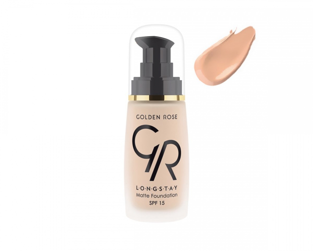 GOLDEN ROSE LONGSTAY MATTE FOUNDATION DŁUGOTRWALE MATUJĄCY PODKŁAD DO TWARZY 