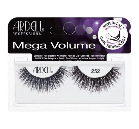 ARDELL LASHES MEGA VOLUME 252 SZTUCZNE CZARNE RZĘSY 252