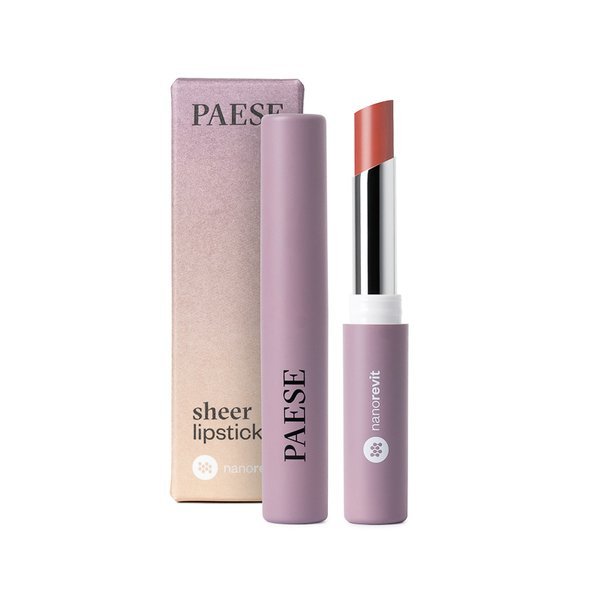 PAESE NANOREVIT SHEER LIPSTICK KOLORYZUJĄCA POMADKA DO UST 2,2g