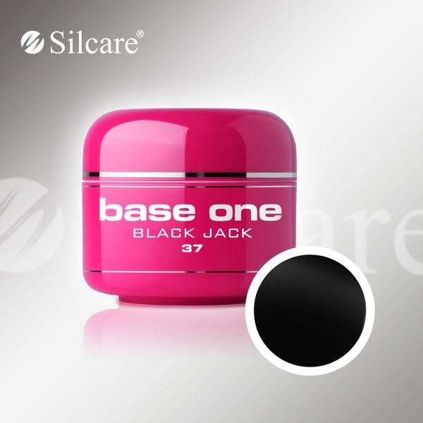 SILCARE BASE ONE COLOR GEL BLACK JACK 37