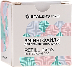 STALEKS WYMIENNA NAKŁADKA - DYSK DO PEDICURE REFILL PADS FOR PEDICURE DISC STALEKS PRO S 50 SZT.