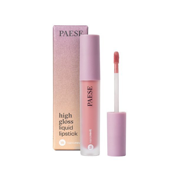 PAESE NANOREVIT HIGH GLOSS LIQUID LIPSTICK POMADKA W PŁYNIE 4,5ml