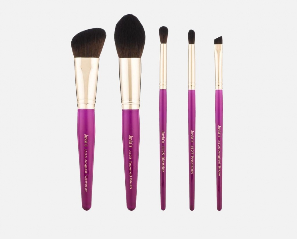 JUVIA'S PLACE 5PCS BRUSH SET ZESTAW PĘDZLI DO MAKIJAŻU