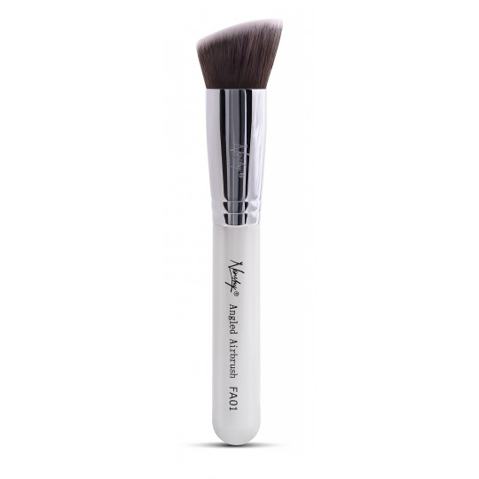 NANSHY FACE MAKEUP BRUSH SKOŚNY PĘDZEL DO PODKŁADU ANGLED AIRBRUSH FA01