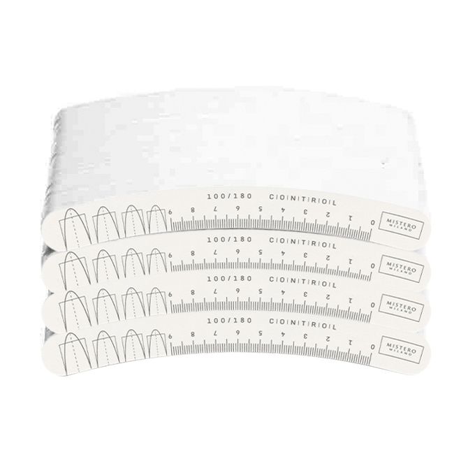 MISTERO MILANO PILNIK DO PAZNOKCI CONTROL 100/180 BANAN 25pcs