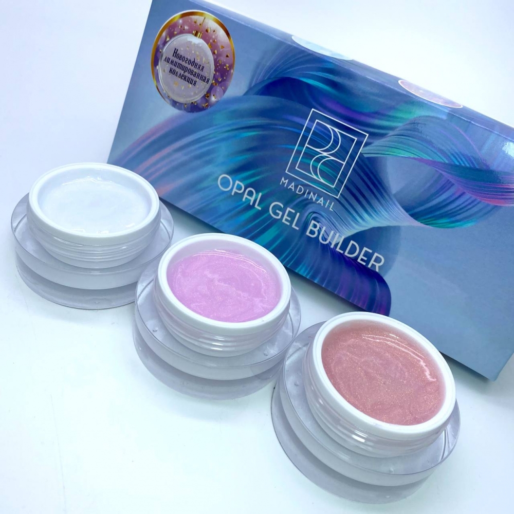 MADINAIL OPAL GEL BUILDER - ZESTAW ŻELI BUDUJĄCYCH