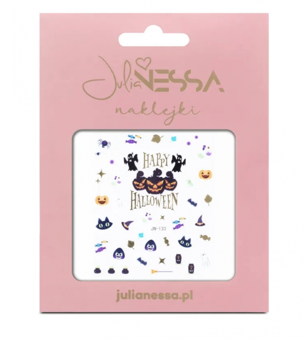 JULIA NESSA NAKLEJKI NA PAZNOKCIE - HAPPY HALLOWEEN JN-133