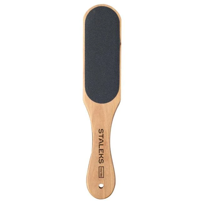 STALEKS BEAUTY&CARE 10/1 WOODEN PEDICURE FOOT FILE DOUBLE-SIDED 100/180 - PILNIK DO PIĘT