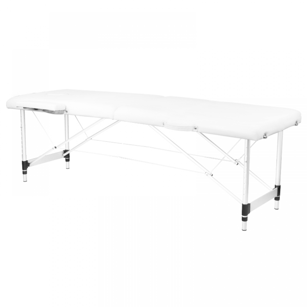 ACTIVESHOP Stół składany do masażu aluminiowy komfort Activ Fizjo 2 segmentowe white