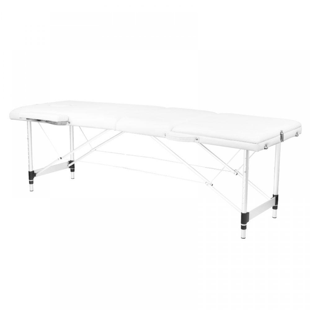 ACTIVESHOP Stół składany do masażu aluminiowy komfort Activ Fizjo 3 segmentowy white