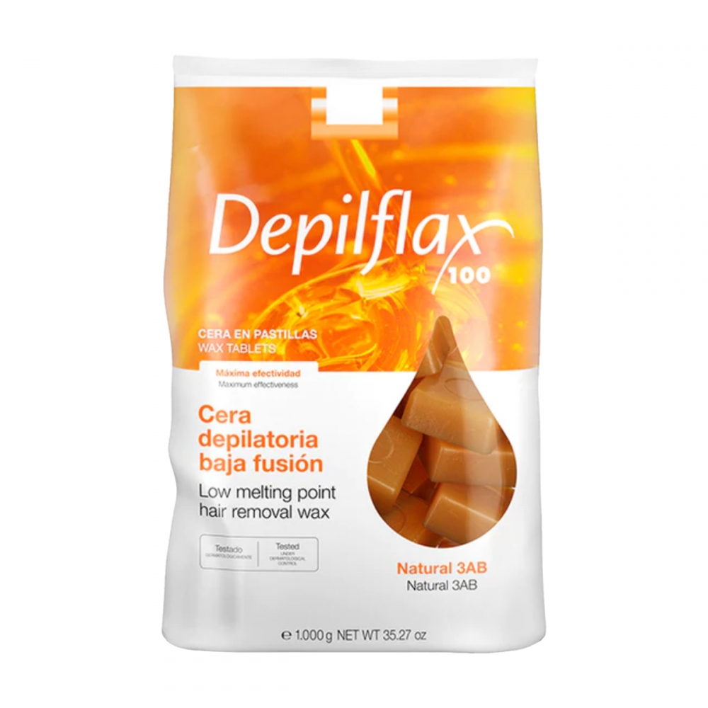 ACTIVESHOP DEPILFLAX WOSK TWARDY BEZPASKOWY DO DEPILACJI 1KG NATURALNY 