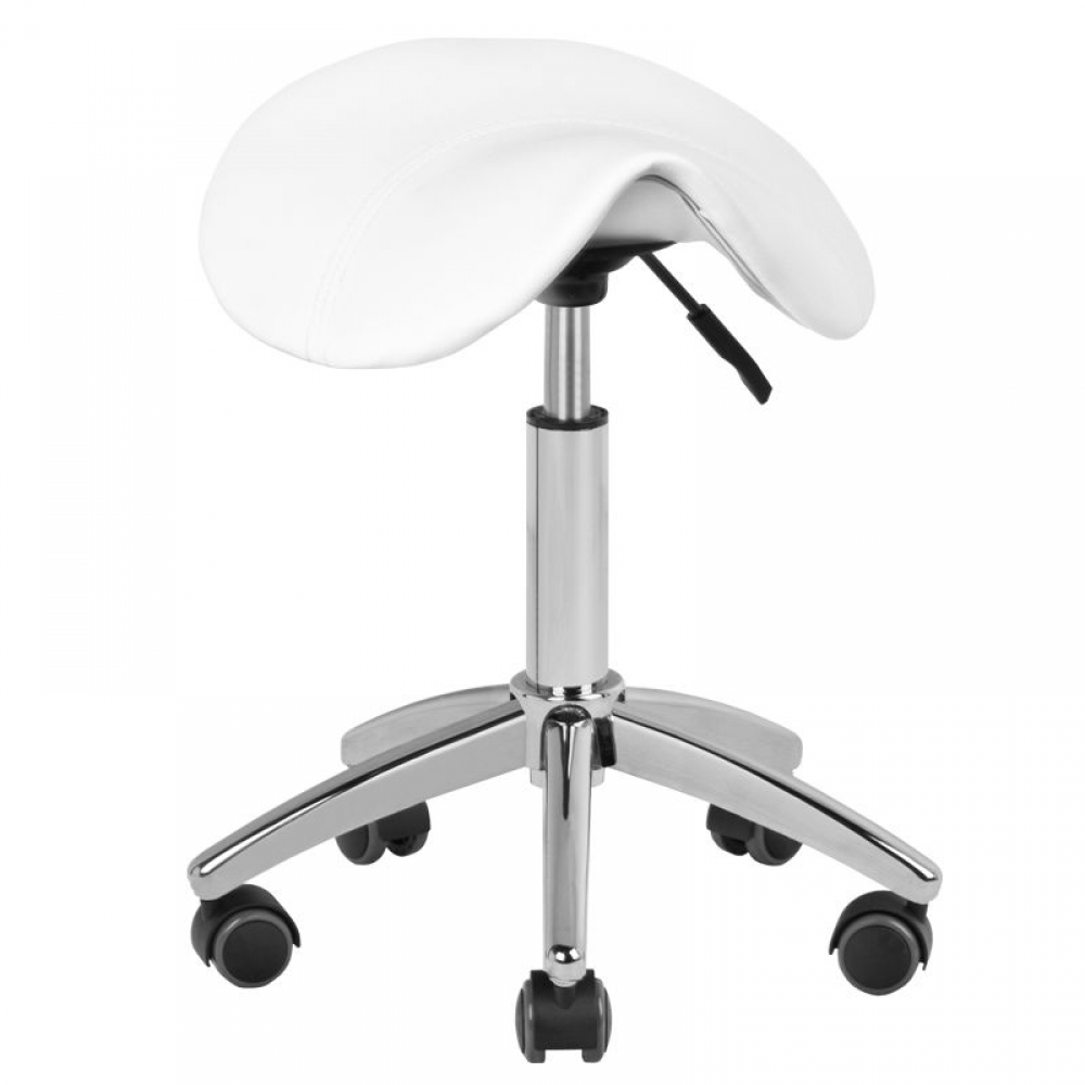 ACTIVESHOP Taboret kosmetyczny AM-302 biały
