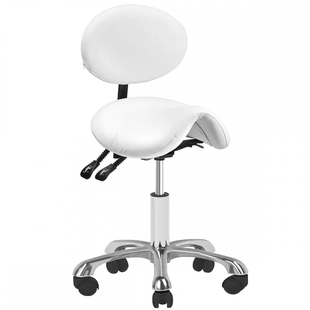 ACTIVESHOP Taboret kosmetyczny 1025 biały Giovanni