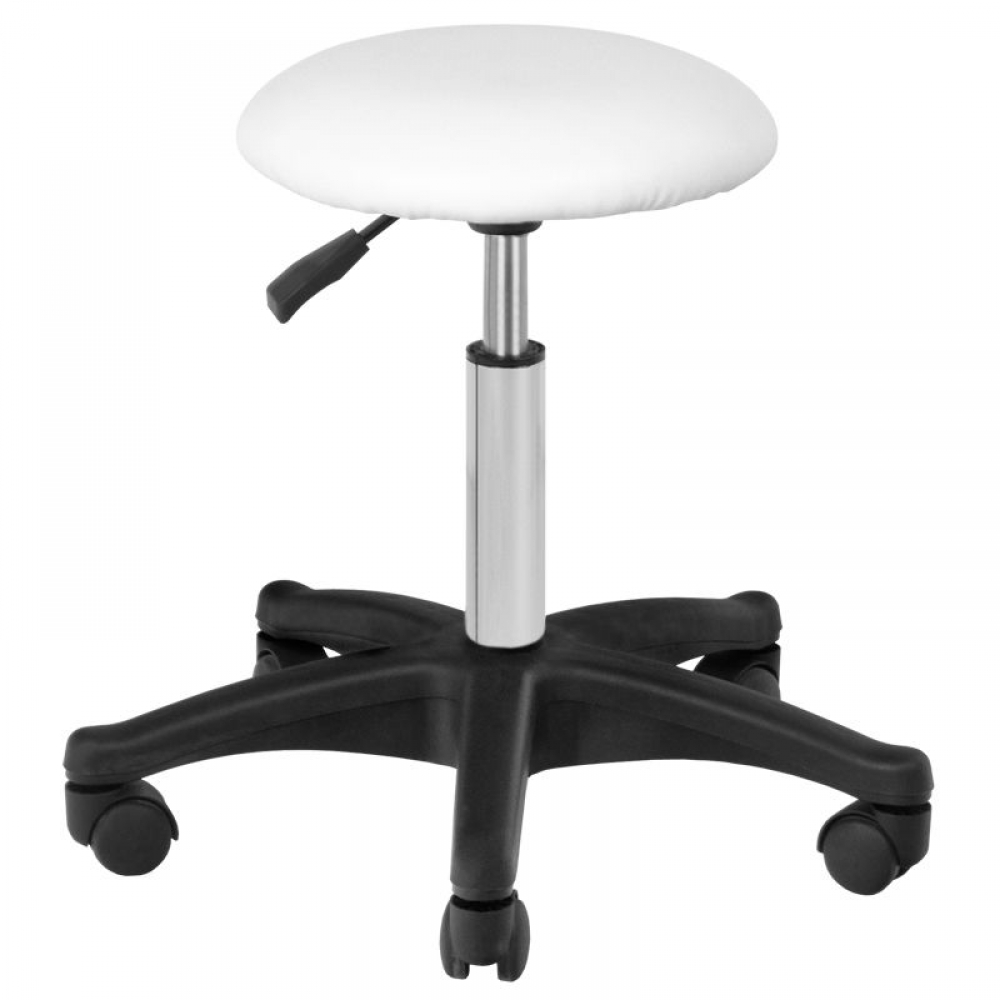 ACTIVESHOP Taboret kosmetyczny AM-312 biały