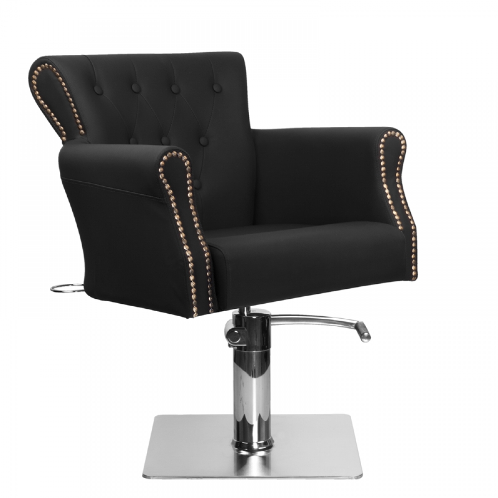 Hair System fotel fryzjerski BER 8541 czarny  (125408)