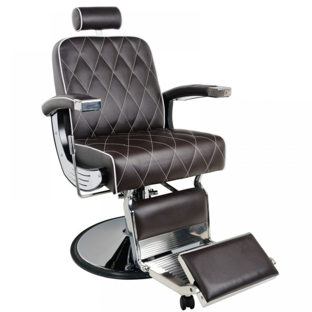 Gabbiano fotel barberski Imperial brązowy (112592)