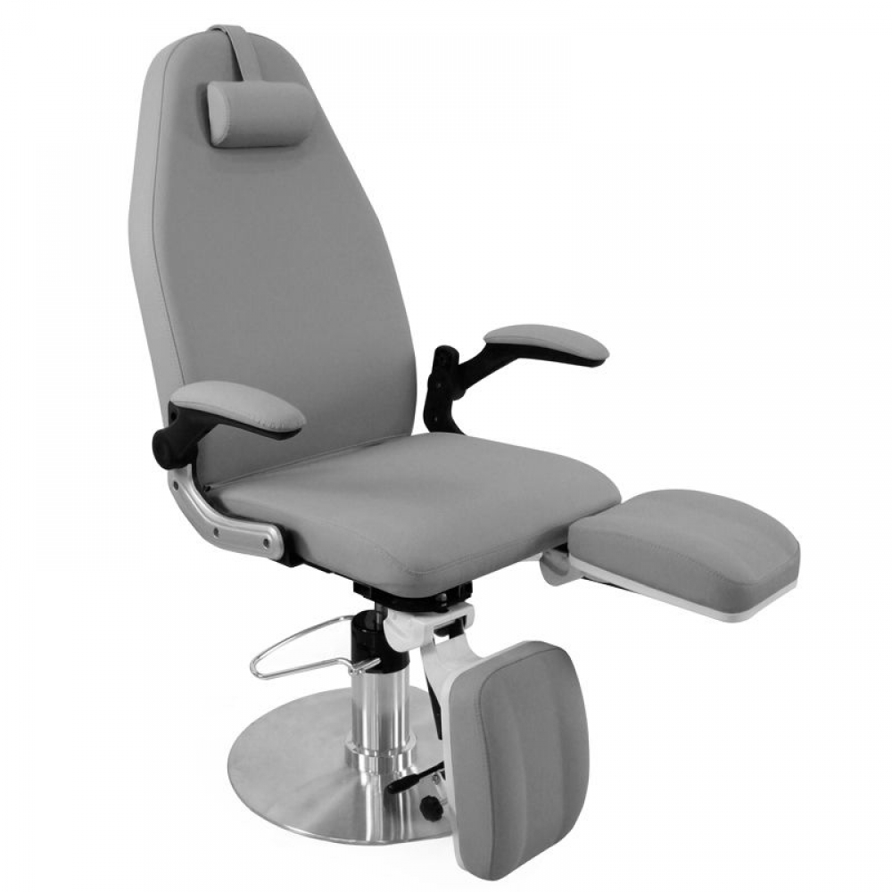 Fotel podologiczny hydrauliczny Azzurro 713A szary (112604)