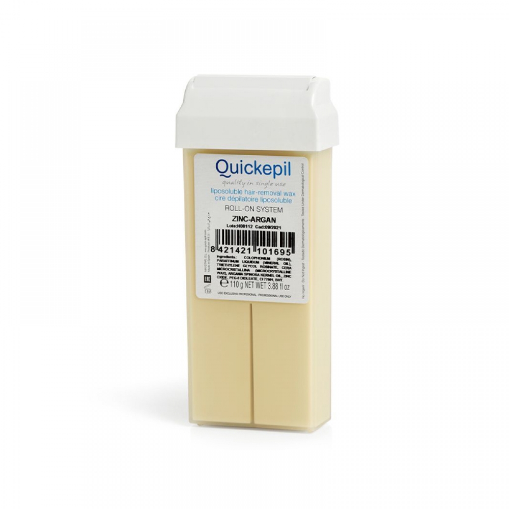 Quickepil wosk do depilacji rolka zink-argan 110 g  (115409)