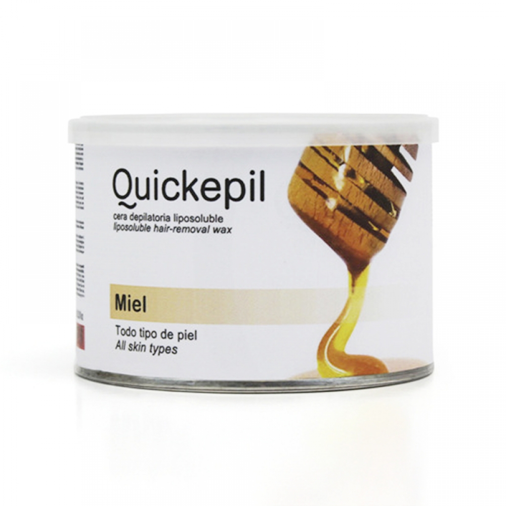 Quickepil wosk do depilacji puszka miodowy 400 ml  (115417)