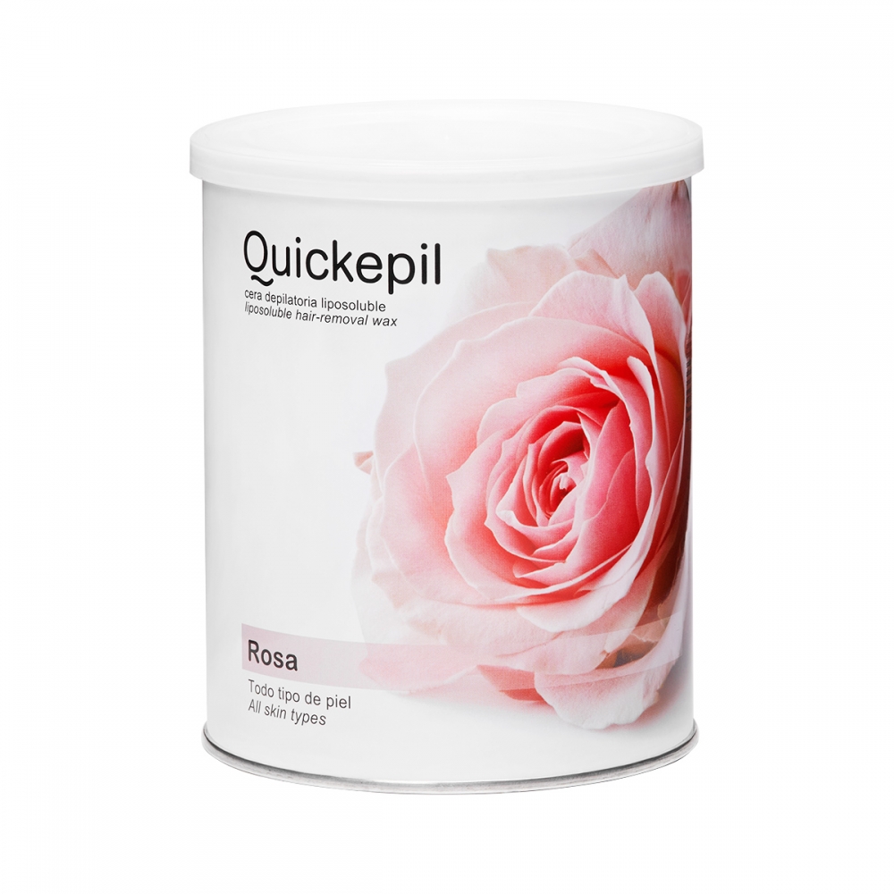 Quickepil wosk do depilacji puszka różany 800 ml  (115420)
