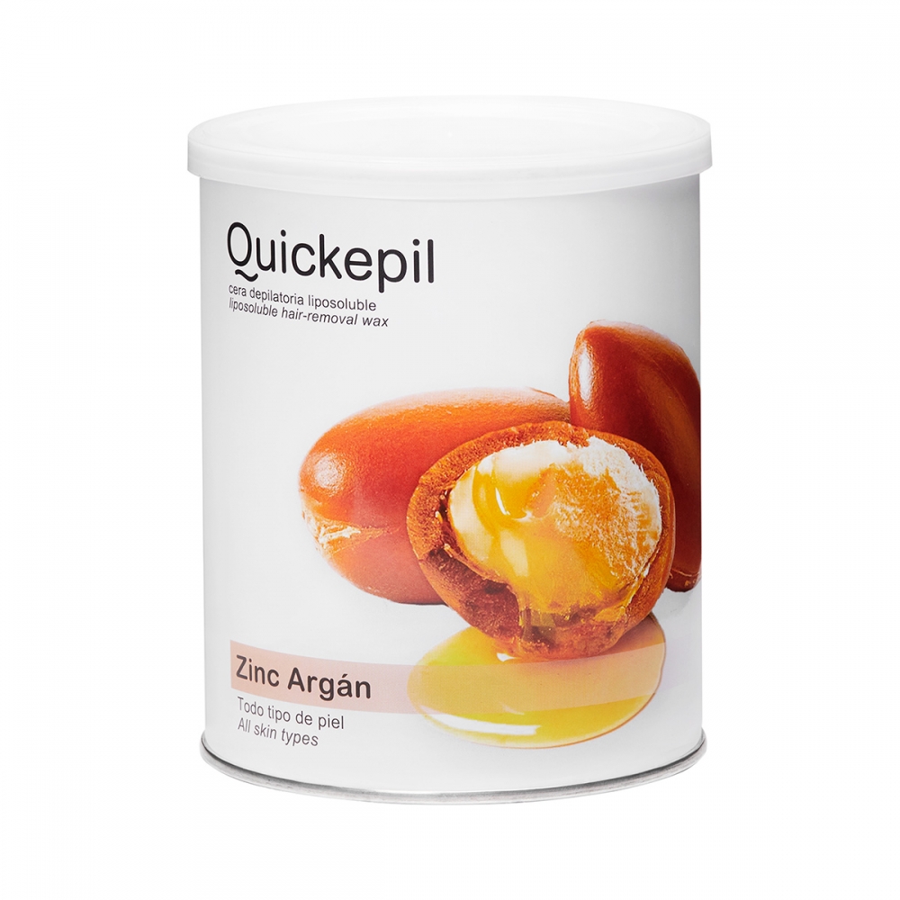 Quickepil wosk do depilacji puszka cynk-argan 800 ml  (115422)