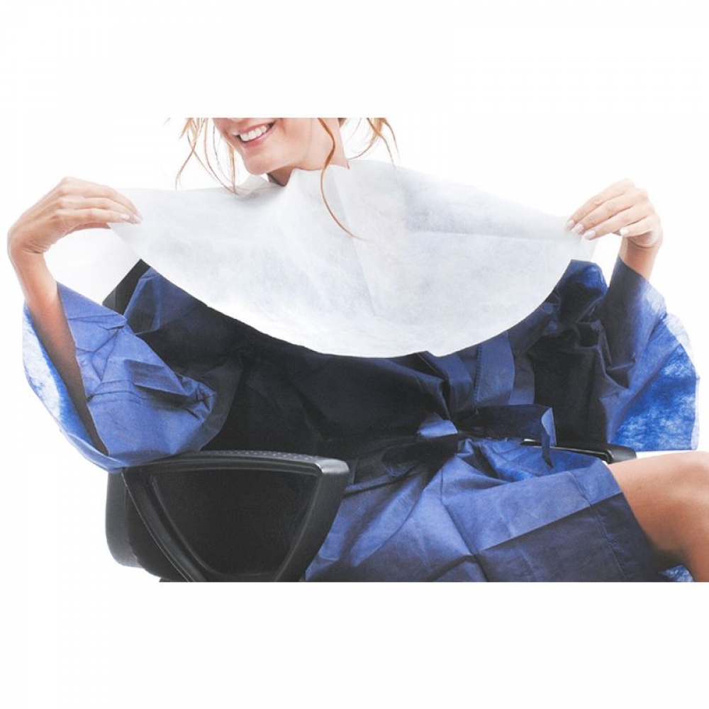 Quickepil jednorazowa peleryna do makijażu 50 szt. (116456)