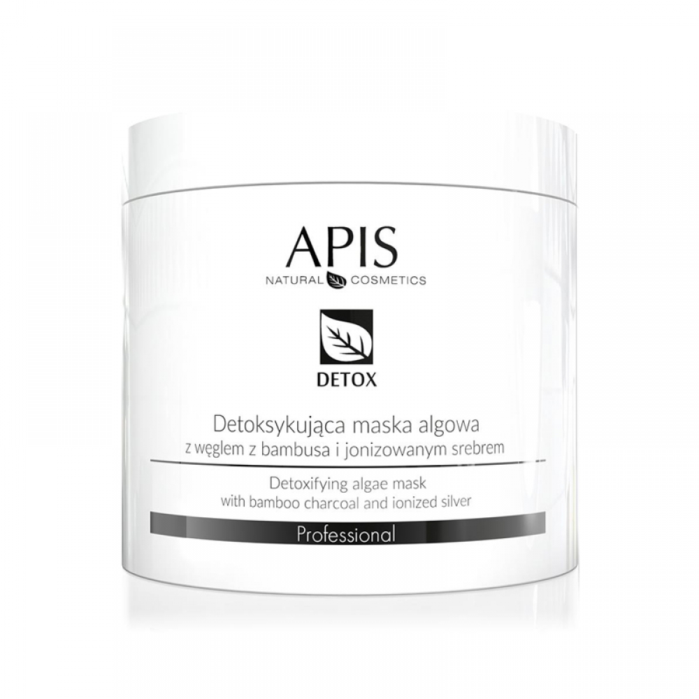 Apis detoksykująca maska algowa z węglem z bambusa i jonizowanym srebrem 200 g (122667)
