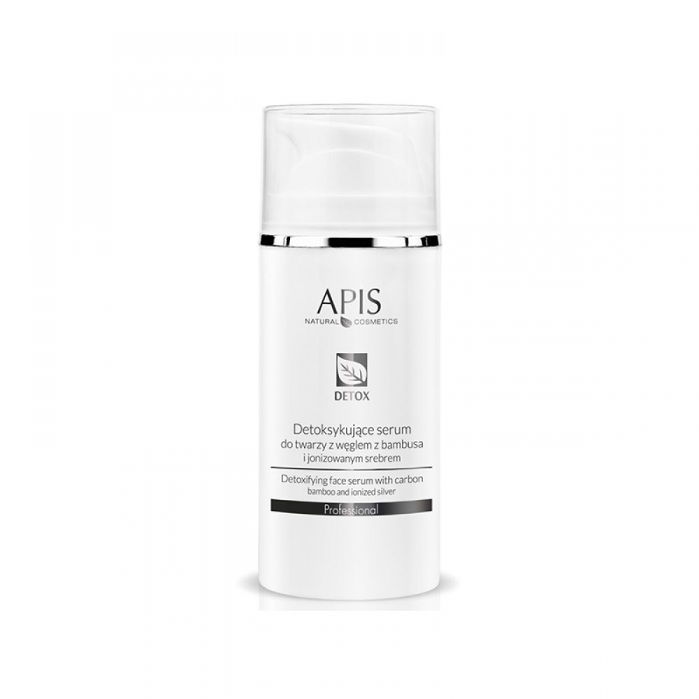 Apis detoksykujące serum do twarzy z węglem z bambusa i jonizowanym srebrem 100 ml (122669)