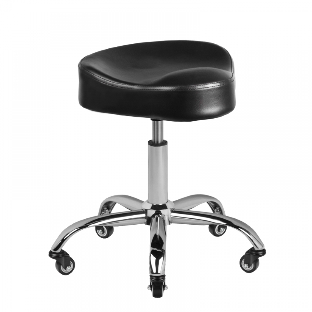 Gabbiano taboret fryzjerski A450 czarny  (123785)