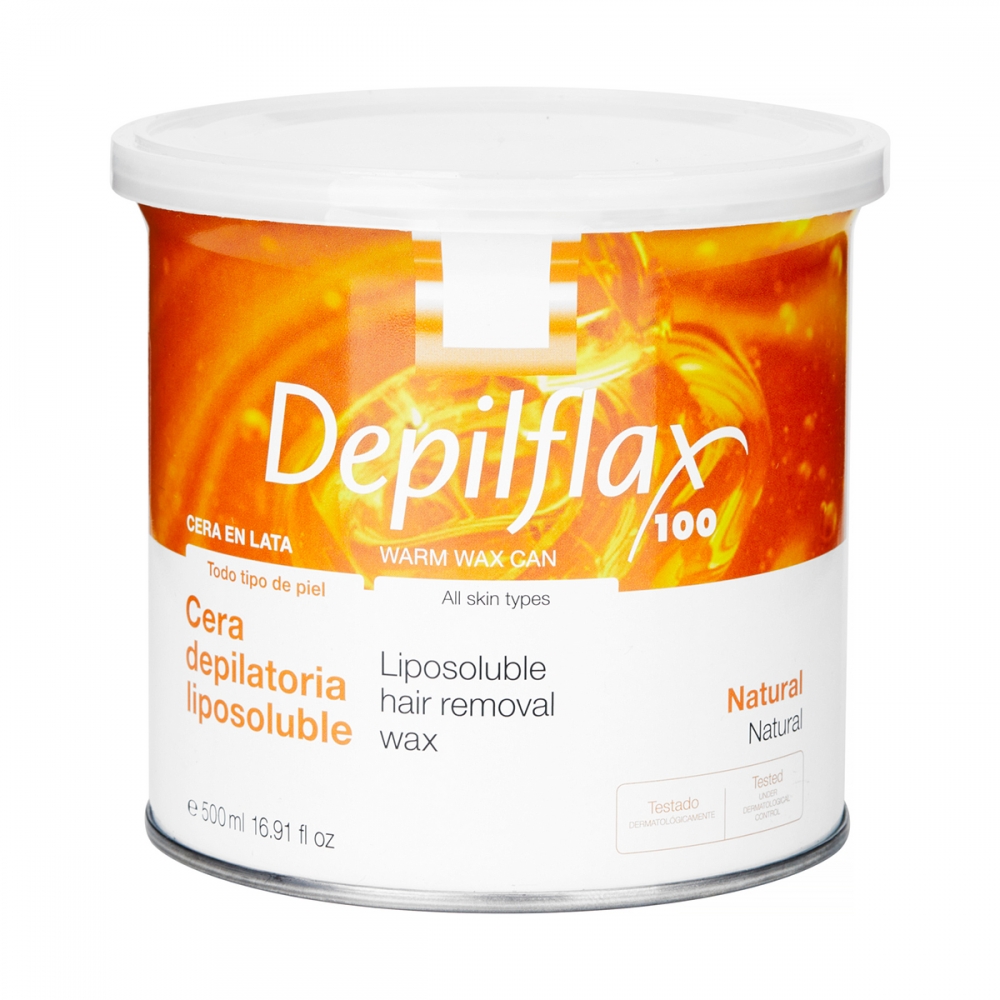DEPILFLAX WOSK DO DEPILACJI PUSZKA 500ML NATURALNY (100113)
