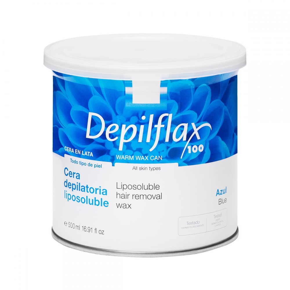 DEPILFLAX WOSK DO DEPILACJI PUSZKA 500ML AZULEN (100111)